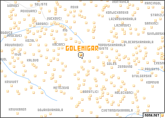 map of Golemi Gar