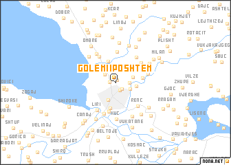map of Golemi i Poshtëm