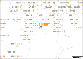 map of Golemi Rŭt