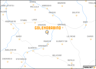 map of Golemo Babino