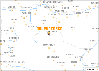 map of Golemo Crsko