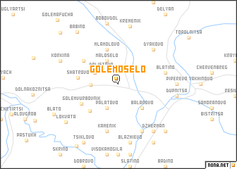 map of Golemo Selo