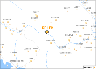 map of Golem