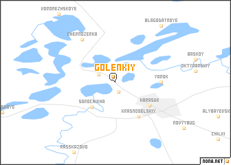 map of Golen\