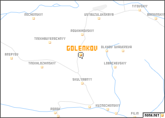 map of Golenkov