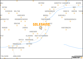 map of Goleshino