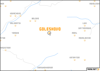 map of Goleshovo