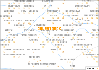 map of Golestānak