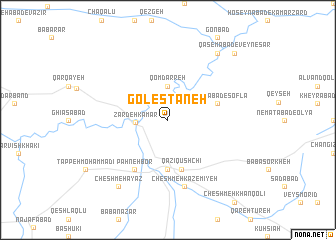 map of Golestāneh