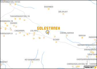 map of Golestāneh