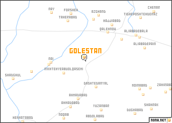 map of Golestān