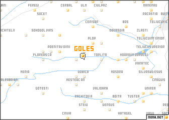 map of Goleş