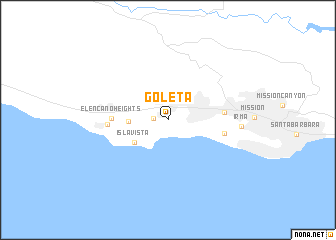 map of Goleta