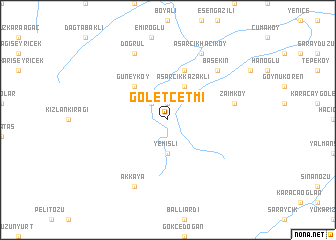 map of Göletçetmi