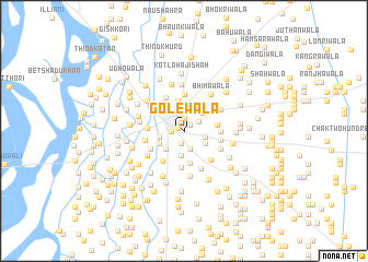 map of Golewāla