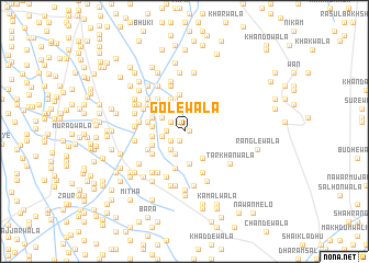 map of Golewāla