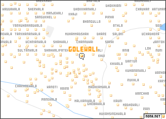 map of Golewāli