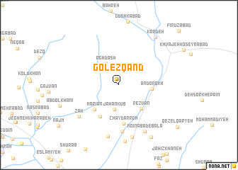 map of Gol Ezqand