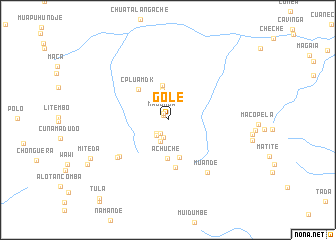 map of Golê
