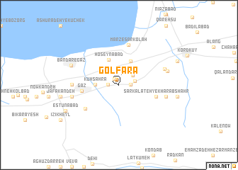 map of Gol Farā