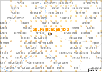 map of Golfeiros de Baixo