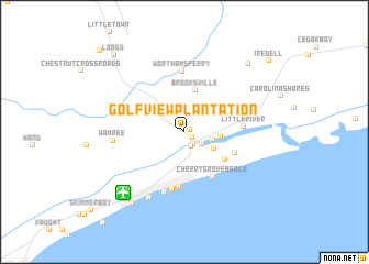 map of Golf View Plantation