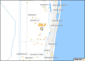 map of Golf