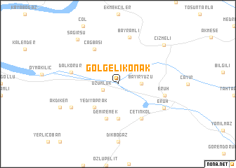 map of Gölgelikonak