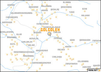 map of Golgoleh