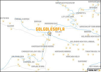 map of Gol Gol-e Soflá