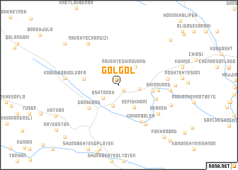 map of Gol Gol