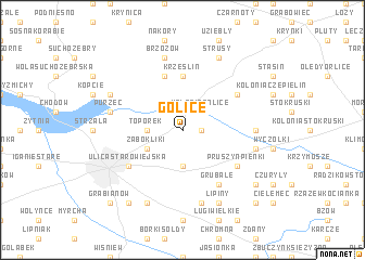 map of Golice