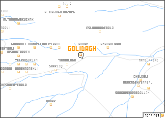 map of Golī Dāgh