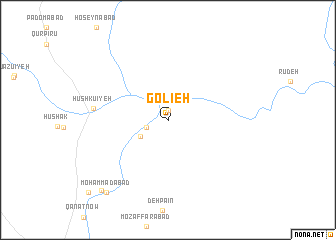 map of Golīeh