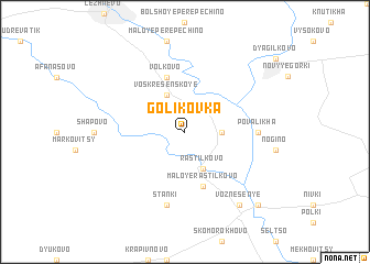 map of Golikovka