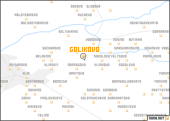 map of Golikovo