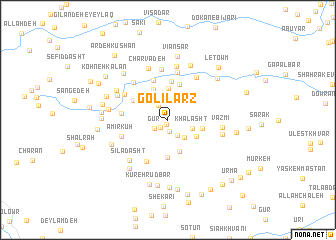 map of Golī Larz