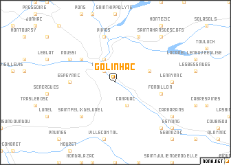 map of Golinhac