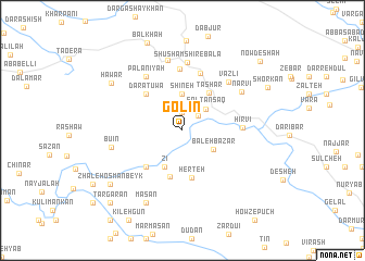 map of Golīn