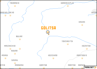 map of Golitsa