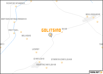 map of Golitsino