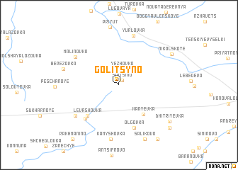 map of Golitsyno