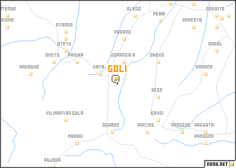 map of Goli