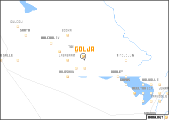 map of Golja