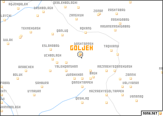 map of Goljeh