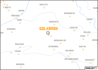 map of Golkānak