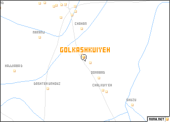 map of Gol Kashkū\