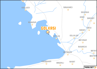 map of Gölkaşı