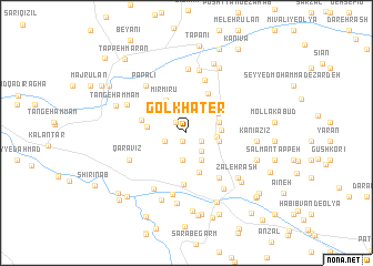 map of Gol Khāţer