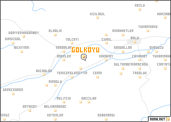 map of Gölköyü